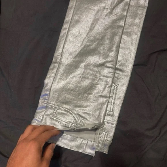 Valabasas Silver Wax Denim Jean 2 piece set - Picture 5 of 5